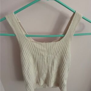 Brandy Melville Light Pink Ribbed Tank Top